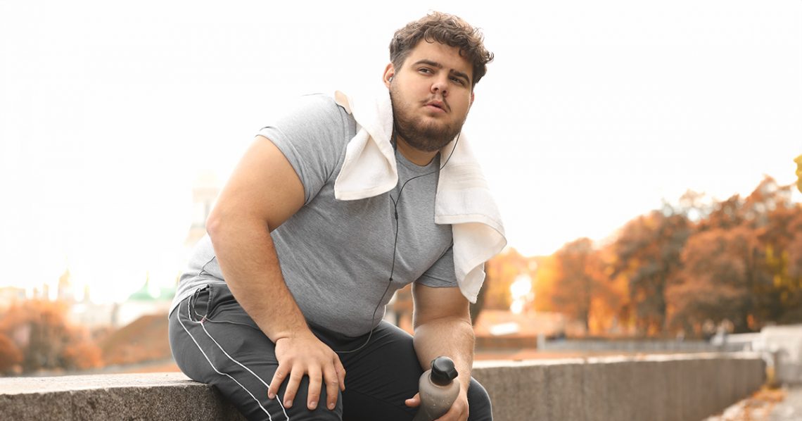Man with fupa
